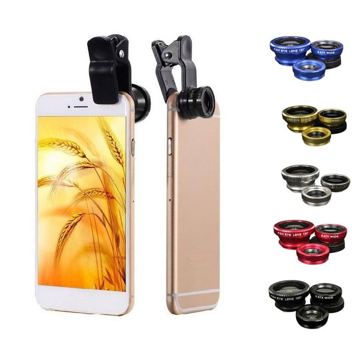 3 in 1 Universal Mobile Phone Lens - Amazing 'N Cheap Gadgets Online