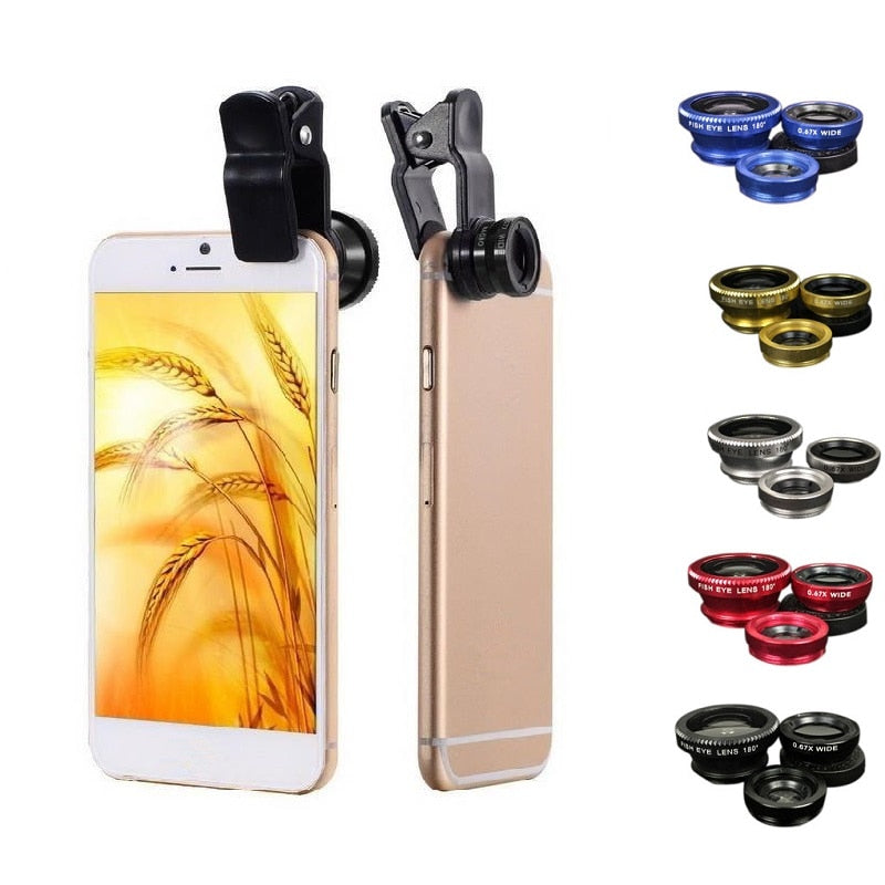 3 in 1 Universal Mobile Phone Lens - Amazing 'N Cheap Gadgets Online